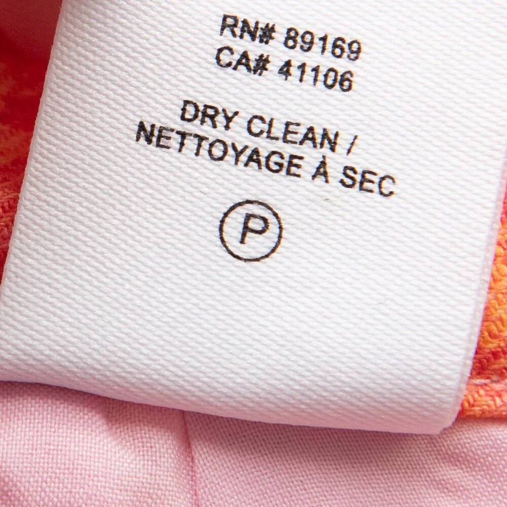 Derek Lam 10 Crosby Vadella Shorts & Irina Blazer Jacket Set Orange Pink Size 12 - Picture 14 of 16